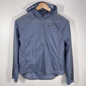 Nike Women's Gray Hooded Jacket